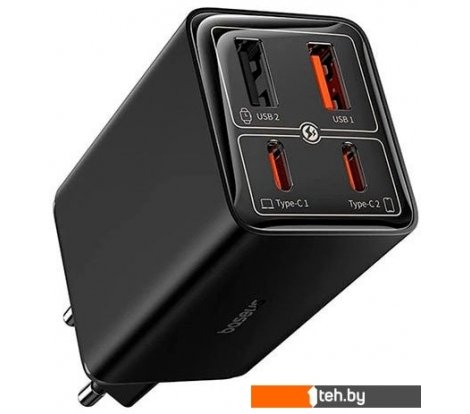  - Зарядные устройства Baseus GaN6 Pro Fast Charger 2C + 2U 100W P10162705112-00 (черный) - GaN6 Pro Fast Charger 2C + 2U 100W P10162705112-00 (черный)