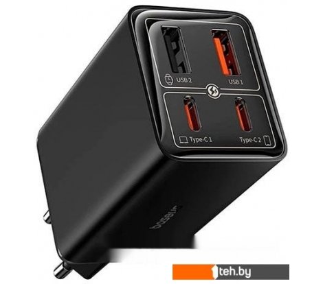  - Зарядные устройства Baseus GaN6 Pro Fast Charger 2C + 2U 100W P10162705112-00 (черный) - GaN6 Pro Fast Charger 2C + 2U 100W P10162705112-00 (черный)