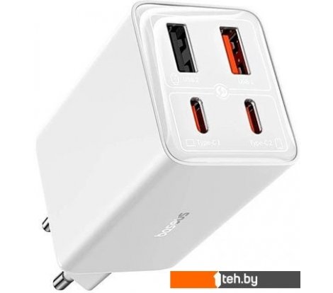  - Зарядные устройства Baseus GaN6 Pro Fast Charger 2C + 2U 100W P10162705212-00 (белый) - GaN6 Pro Fast Charger 2C + 2U 100W P10162705212-00 (белый)