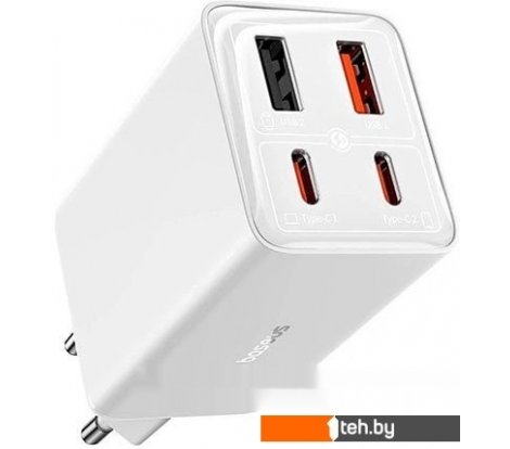  - Зарядные устройства Baseus GaN6 Pro Fast Charger 2C + 2U 100W P10162705212-00 (белый) - GaN6 Pro Fast Charger 2C + 2U 100W P10162705212-00 (белый)