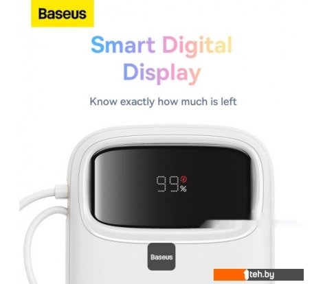  - Портативные зарядные устройства Baseus QPow 2 Power Bank 20000mAh (белый) - QPow 2 Power Bank 20000mAh (белый)