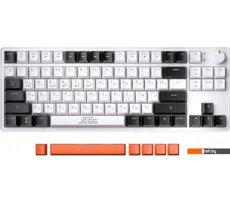  - Клавиатуры JEGG ZA87 Pro White Black Orange (TNT Yellow) - ZA87 Pro White Black Orange (TNT Yellow)