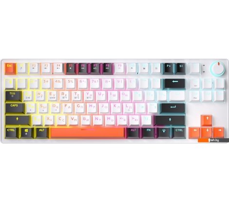  - Клавиатуры JEGG ZA87 Pro White Black Orange (TNT Yellow) - ZA87 Pro White Black Orange (TNT Yellow)