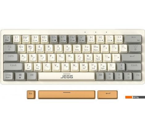  - Клавиатуры JEGG ZA63 Pro Beige Gray Yellow (TNT Yellow) - ZA63 Pro Beige Gray Yellow (TNT Yellow)