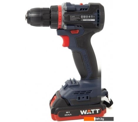  - Шуруповерты, гайковерты, электроотвертки WATT WAS-18 Li-2BL 1.018.050.00 (с 2-мя АКБ, кейс) - WAS-18 Li-2BL 1.018.050.00 (с 2-мя АКБ, кейс)