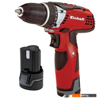  - Шуруповерты, гайковерты, электроотвертки Einhell TE-CD 12 Li 4513619 (с 2-мя АКБ, кейс) - TE-CD 12 Li 4513619 (с 2-мя АКБ, кейс)