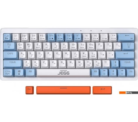  - Клавиатуры JEGG ZA63 Pro White Blue Orange (TNT Yellow) - ZA63 Pro White Blue Orange (TNT Yellow)