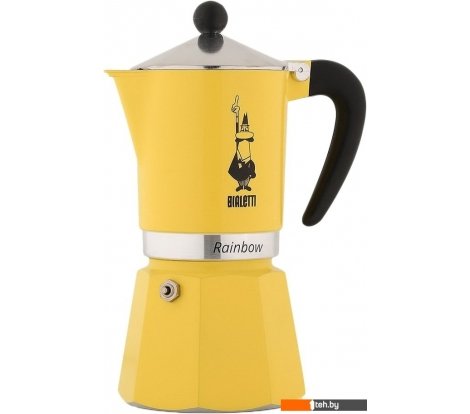  - Заварочные чайники, кофеварки, френч-прессы Bialetti Rainbow (6 порций, желтый) - Rainbow (6 порций, желтый)