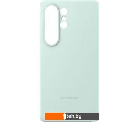 - Чехлы для телефонов Samsung Silicone Case Galaxy S25 Ultra (мятный) - Silicone Case Galaxy S25 Ultra (мятный)