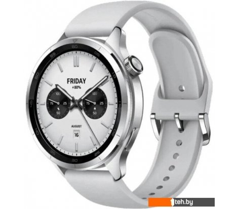  - Умные часы и браслеты Xiaomi Watch S4 (серебристый, международная версия) - Watch S4 (серебристый, международная версия)