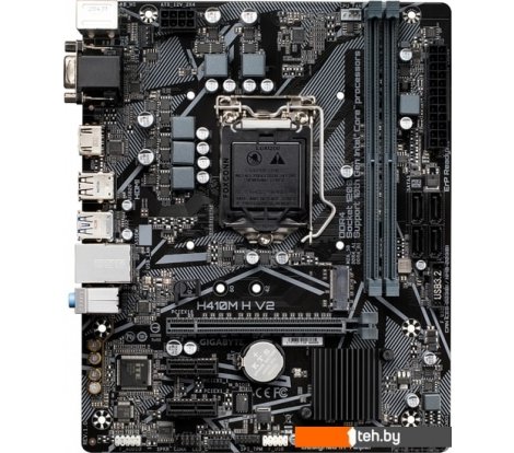  - Материнские платы Gigabyte H410M H V2 (rev. 1.0) - H410M H V2 (rev. 1.0)