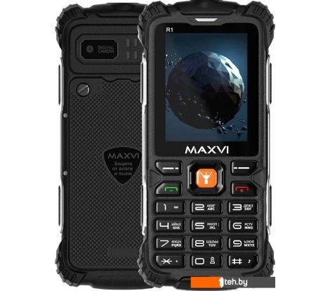  - Мобильные телефоны Maxvi R1 (черный) - R1 (черный)