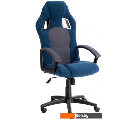  - Офисные кресла и стулья TetChair Driver (флок/ткань, синий/серый) - Driver (флок/ткань, синий/серый)