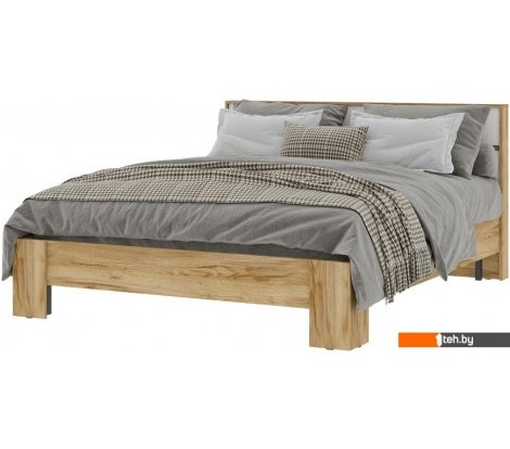  - Кровати Стендмебель Хелен КР 03 160x200 (белый/дуб крафт золотой) - Хелен КР 03 160x200 (белый/дуб крафт золотой)