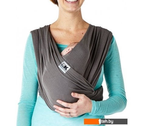 - Рюкзаки-переноски (кенгуру) Baby K'tan Breeze Charcoal S - Breeze Charcoal S