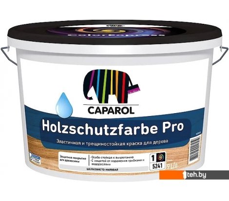 - Краски и эмали Caparol Holzschutzfarbe Pro База 1. 9 л (белый) - Holzschutzfarbe Pro База 1. 9 л (белый)