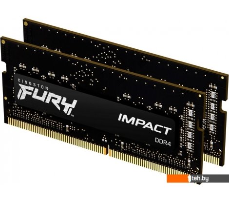  - Оперативная память Kingston FURY Impact 2x16ГБ DDR4 SODIMM KF432S20IBK2/32 - FURY Impact 2x16ГБ DDR4 SODIMM KF432S20IBK2/32