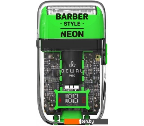  - Электробритвы мужские Dewal Style Neon 03-082 (зеленый) - Style Neon 03-082 (зеленый)