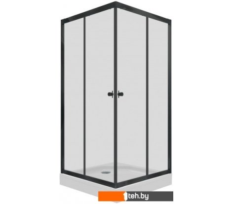  - Душевые кабины Triton Вента-Блэк 80x80 (черный, с поддоном) - Вента-Блэк 80x80 (черный, с поддоном)