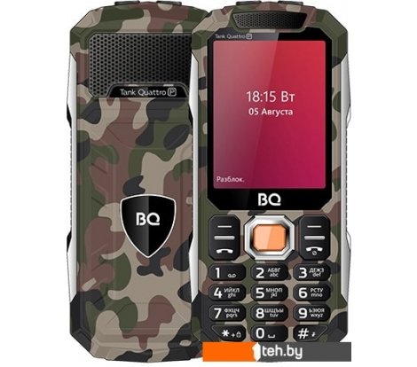  - Мобильные телефоны BQ BQ-2817 Tank Quattro Power (камуфляж) - BQ-2817 Tank Quattro Power (камуфляж)