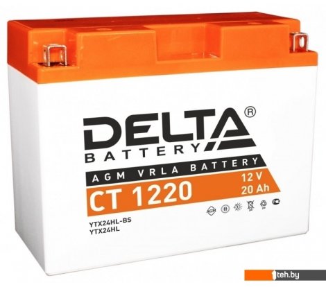  - Мотоциклетные аккумуляторы Delta CT 1220 (20 А·ч) - CT 1220 (20 А·ч)