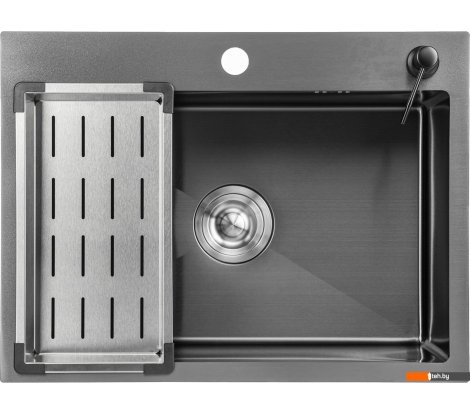  - Кухонные мойки Saniteco 6045 Nano (с сифоном, дозатором и коландером) - 6045 Nano (с сифоном, дозатором и коландером)