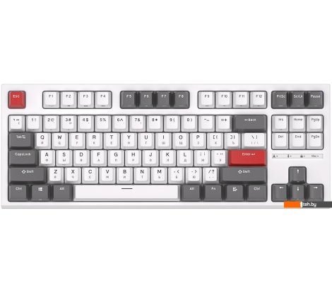  - Клавиатуры Royal Kludge RK-R87 RGB (белый, RK Red) - RK-R87 RGB (белый, RK Red)