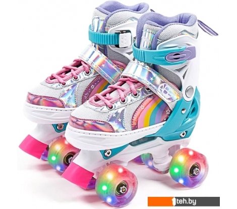  - Роликовые коньки Amarobaby Disco AMARO-35Di-Pi-30 (розовый, р-р 30-33) - Disco AMARO-35Di-Pi-30 (розовый, р-р 30-33)