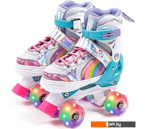  - Роликовые коньки Amarobaby Disco AMARO-35Di-Pi-26 (розовый, р-р 26-29) - Disco AMARO-35Di-Pi-26 (розовый, р-р 26-29)