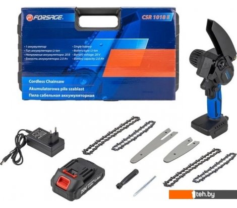 - Цепные электро- и бензопилы FORSAGE F-CSR 1018 E (с 1-им АКБ) - F-CSR 1018 E (с 1-им АКБ)