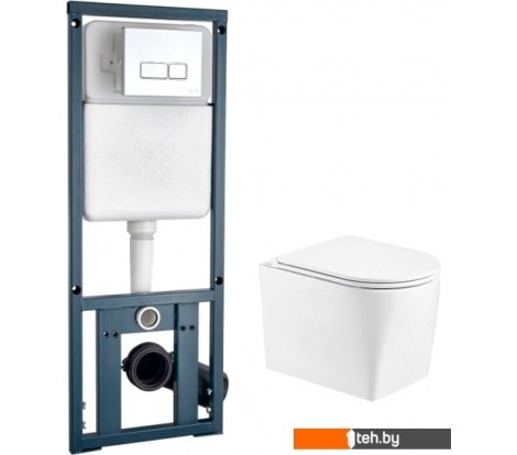  - Унитазы WeltWasser Nesenbach 004 GL-WT + Marberg 410 + Mar 507 SE (белый глянец/хром) - Nesenbach 004 GL-WT + Marberg 410 + Mar 507 SE (белый глянец/хром)