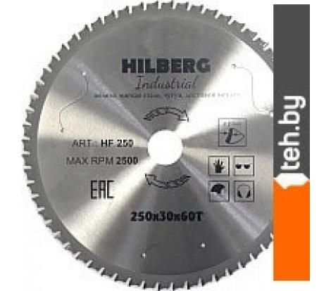 - Пильные диски Hilberg HF250 - HF250