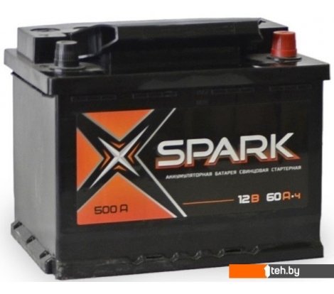 - Автомобильные аккумуляторы Spark 500A (EN) L+ SPA60-3-L (60 А·ч) - 500A (EN) L+ SPA60-3-L (60 А·ч)
