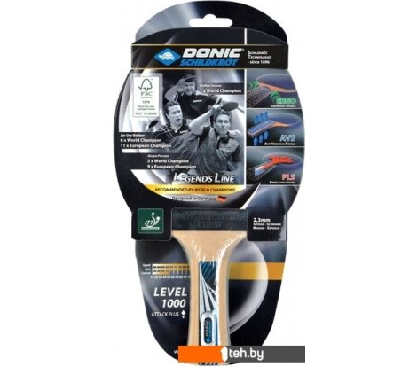  - Ракетки, мячи и аксессуары для настольного тенниса Donic-Schildkrot Legends 1000 754427 - Legends 1000 754427