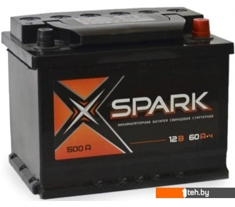  - Автомобильные аккумуляторы Spark 500A (EN) R+ SPA60-3-R (60 А·ч) - 500A (EN) R+ SPA60-3-R (60 А·ч)