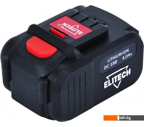  - Аккумуляторы и зарядные устройства для инструмента ELITECH 1820.067700 (18В/4 Ah) - 1820.067700 (18В/4 Ah)
