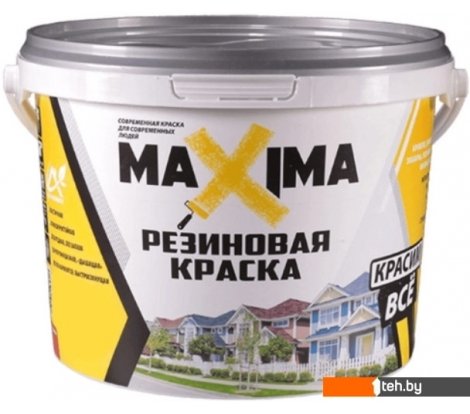 - Краски и эмали Super Decor Maxima резиновая 11 кг (RAL 7024 графитовый серый) - Maxima резиновая 11 кг (RAL 7024 графитовый серый)