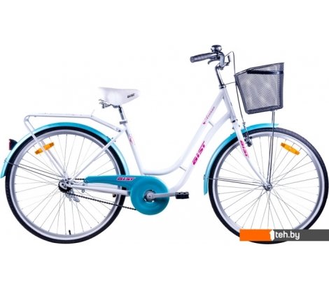  - Велосипеды AIST Avenue 1.0 26 2023 (белый/бирюзовый) - Avenue 1.0 26 2023 (белый/бирюзовый)