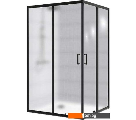 - Душевые кабины BelBagno UNO-195-AH-2-120/90-P-NERO - UNO-195-AH-2-120/90-P-NERO
