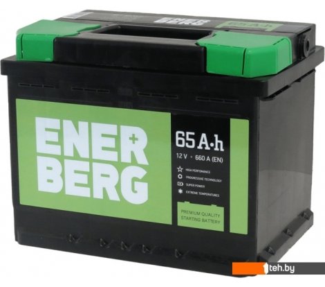  - Автомобильные аккумуляторы Enerberg 65 R+ (65 А·ч) - 65 R+ (65 А·ч)
