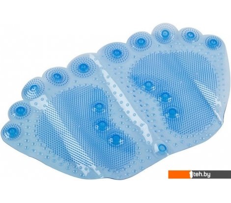  - Аксессуары для ванной и туалета Рыжий кот Следы 008622 (голубой) - Следы 008622 (голубой)