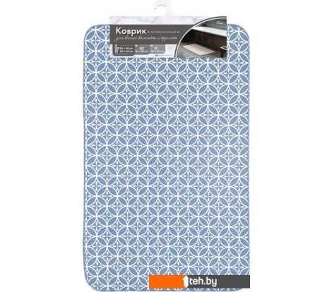  - Аксессуары для ванной и туалета Вилина 7068-002 (50x85, противоскользящий, синий) - 7068-002 (50x85, противоскользящий, синий)