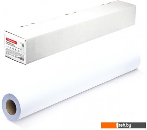 - Бумага и материалы для печати BRAUBERG 914 мм x 30 м 160 г/м2 110624 - 914 мм x 30 м 160 г/м2 110624