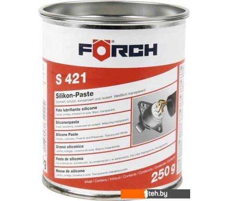  - Смазки, пасты и очистители для механических, электрических узлов FORCH Силиконовая паста S421 250г 65005220 - Силиконовая паста S421 250г 65005220