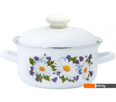  - Кастрюли Лысьвенские эмали Ромашковое поле С-1508АП2/4 - Ромашковое поле С-1508АП2/4