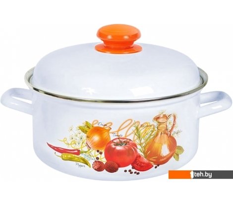 - Кастрюли Лысьвенские эмали Итальянская кухня С-1512АП2/4 - Итальянская кухня С-1512АП2/4