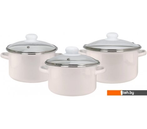  - Кастрюли Эмаль 9С-308 (бисквит) - 9С-308 (бисквит)