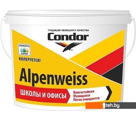  - Краски и эмали Condor Alpenweiss 7.5 кг (белый) - Alpenweiss 7.5 кг (белый)