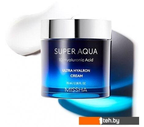  - Косметика по уходу за лицом Missha Крем для лица Super Aqua Ultra Hyalron Cream Интенсивно увлажняющий 70 мл - Крем для лица Super Aqua Ultra Hyalron Cream Интенсивно увлажняющий 70 мл