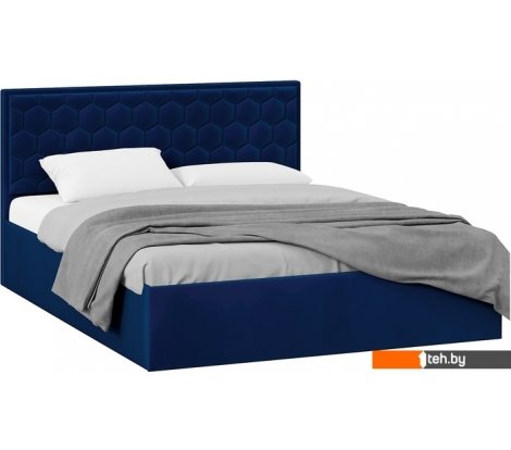  - Кровати Трия Порто универсальная с ПМ 160x200 (велюр Confetti Blue) - Порто универсальная с ПМ 160x200 (велюр Confetti Blue)